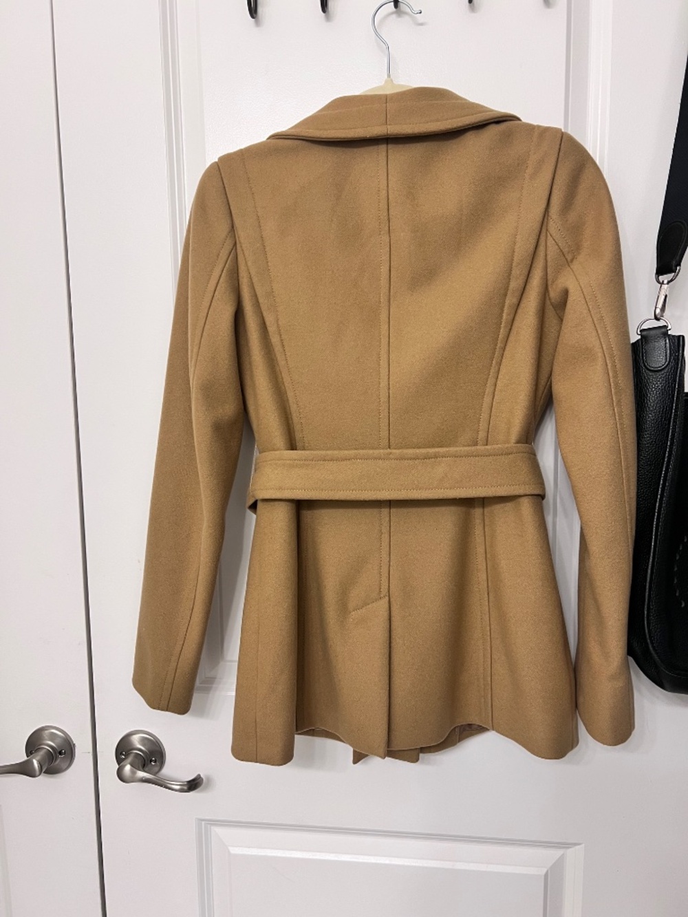 Cashmere & Virgin Wool Babaton by Aritzia "The Connor Coat" XS Belted - Picture 11 of 17
